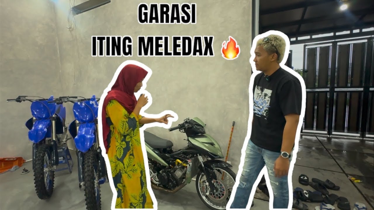 EMAK GILA MAIN KE GARASI ITING #iting #emak