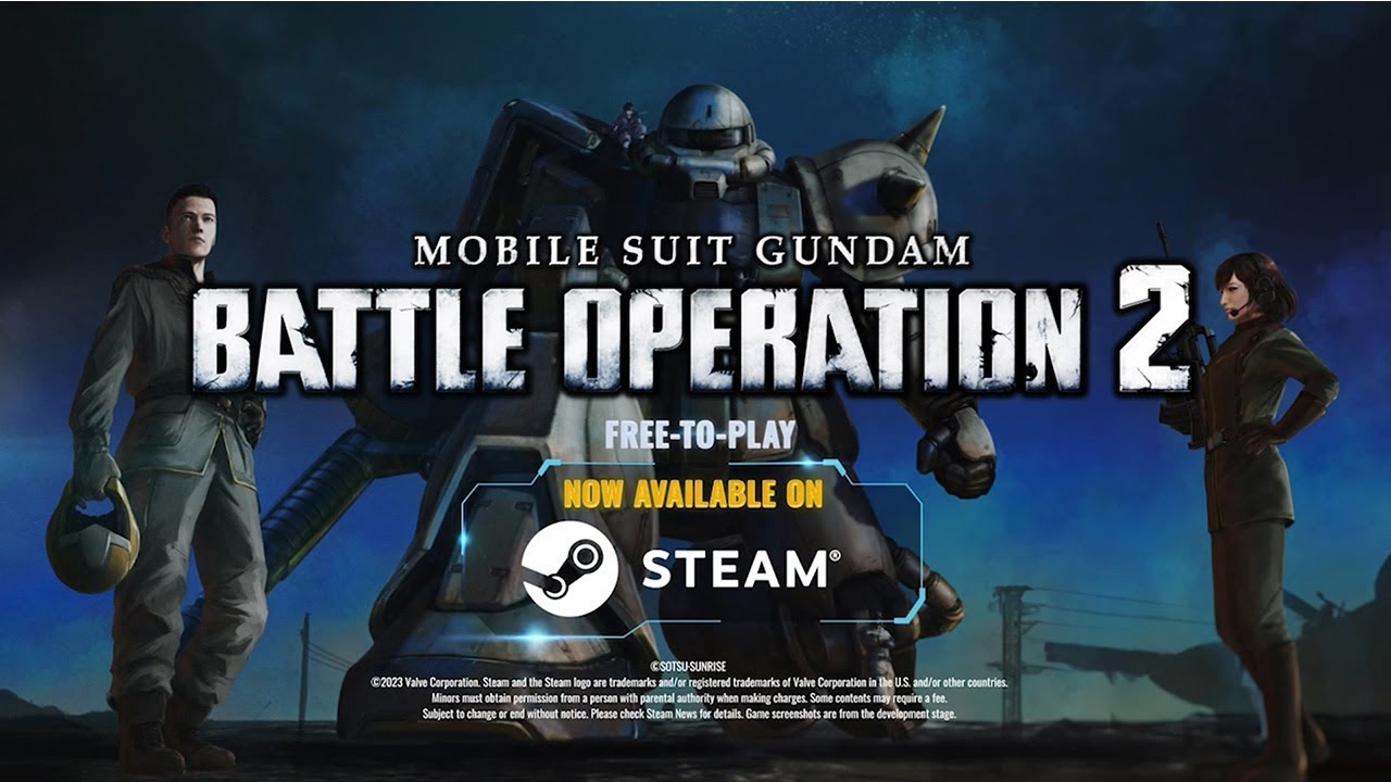 MOBILE SUIT GUNDAM BATTLE OPERATION 2 - Steam Launch Trailer