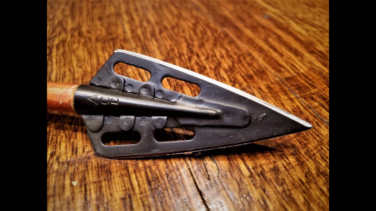 Traditional archery broadheads - Ace Super Express mounting, sharpening, size comparison