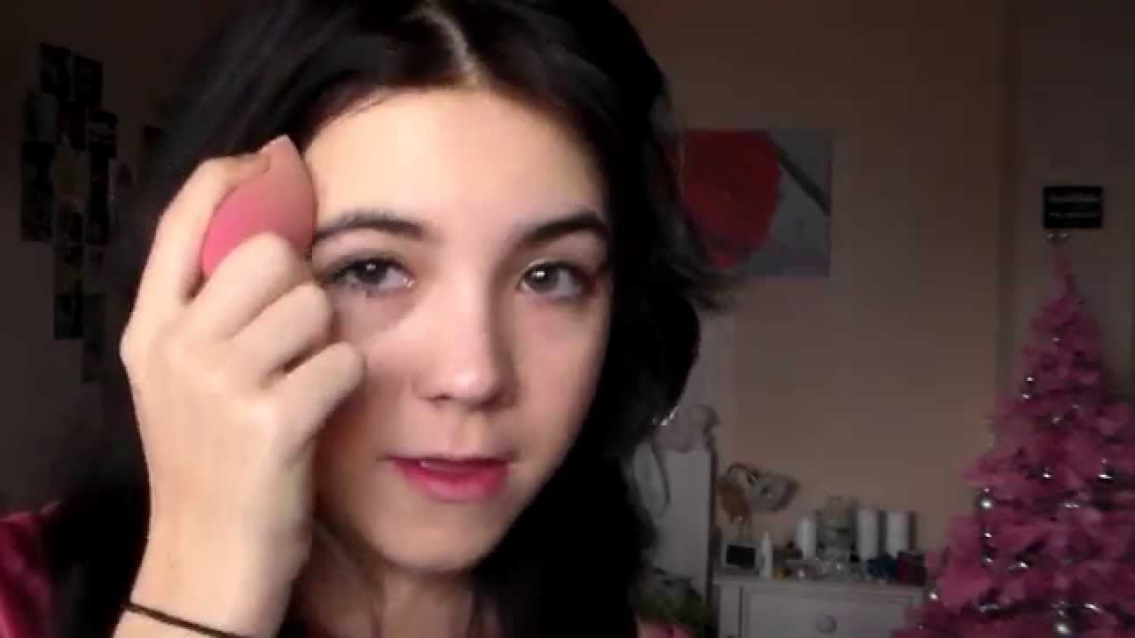 No Mirror Make-up Challenge | Misaki Chan （￣へ￣）