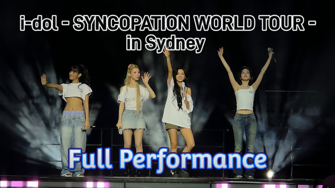 i-dle SYNCOPATION World Tour in Sydney - Full Performance - | 4K Live