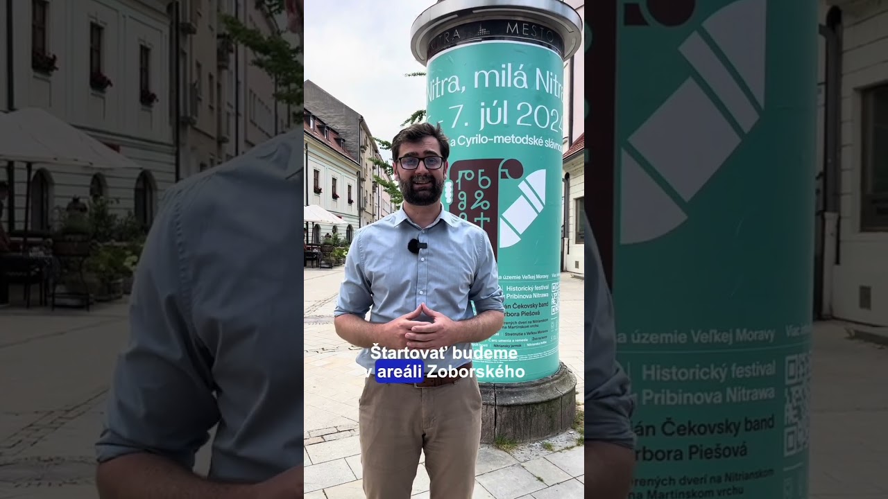 Primátor Marek Hattas pozýva na Nitru, milú Nitru 2024