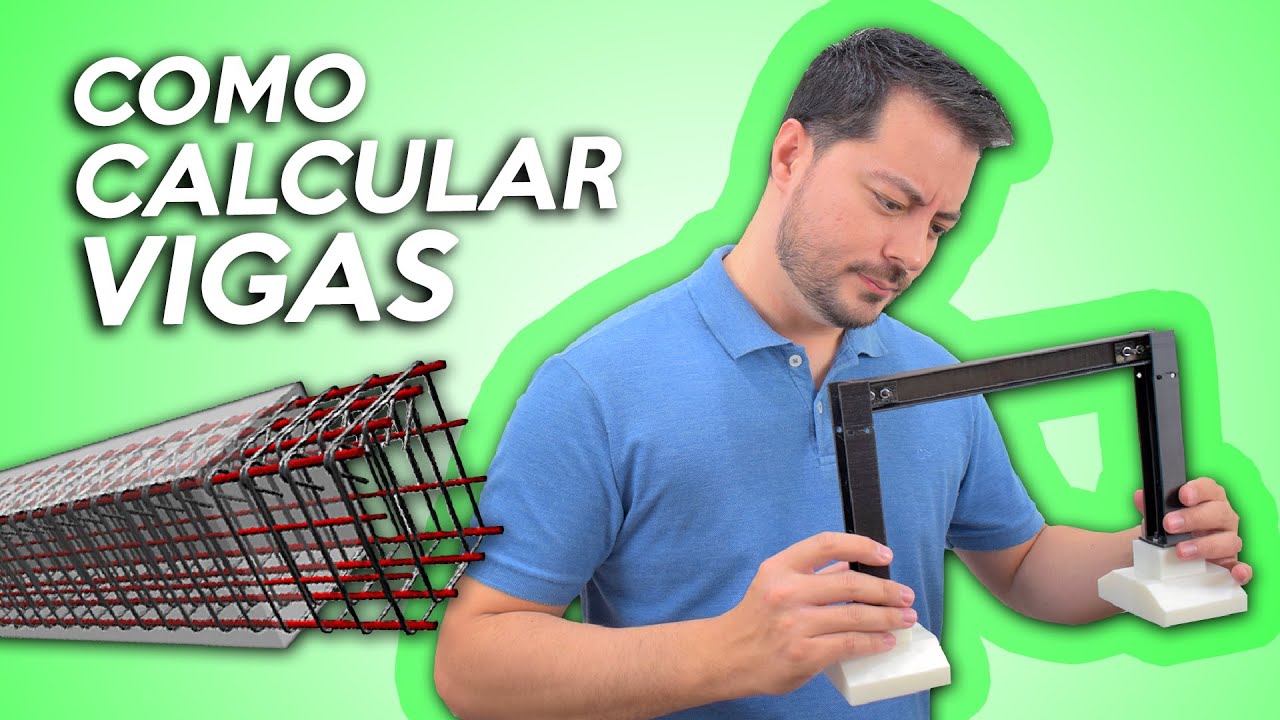 Como CALCULAR VIGAS? Exemplo prático de CÁLCULO de VIGAS com MODELO REDUZIDO