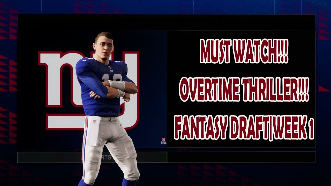 An Overtime THRILLER! | Fantasy Franchise | Week 1 | Madden NFL 22 Online Ranked Gameplay!