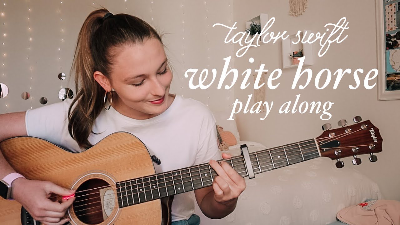 Taylor Swift White Horse Guitar Play Along 2021 // Nena Shelby