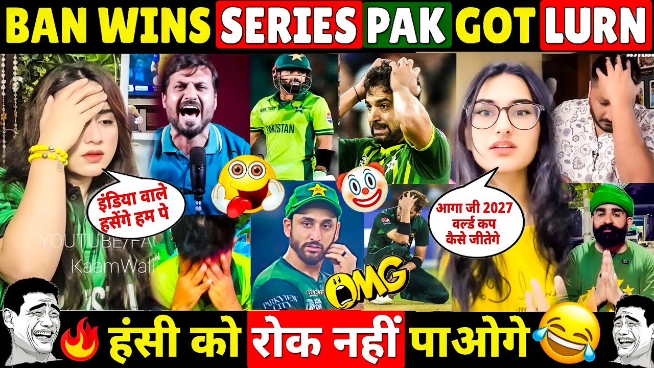 😆 Pakistan Lost ODI Series To Bangladesh | 🤡 Pak Media Crying Funny Roast 🤣 PAK VS BAN