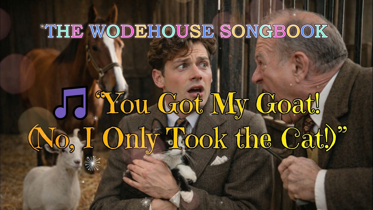 You Got My Goat! (No, I Only Took the Cat!) (The Wodehouse Songbook) 🎼🎶 #music #lyrics #wordplay