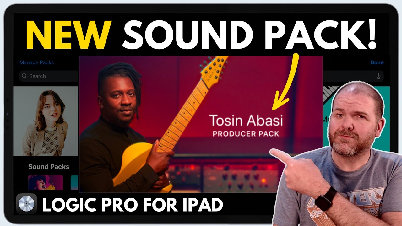 New GUITAR LOOPS in Logic Pro for iPad | Tosin Abasi