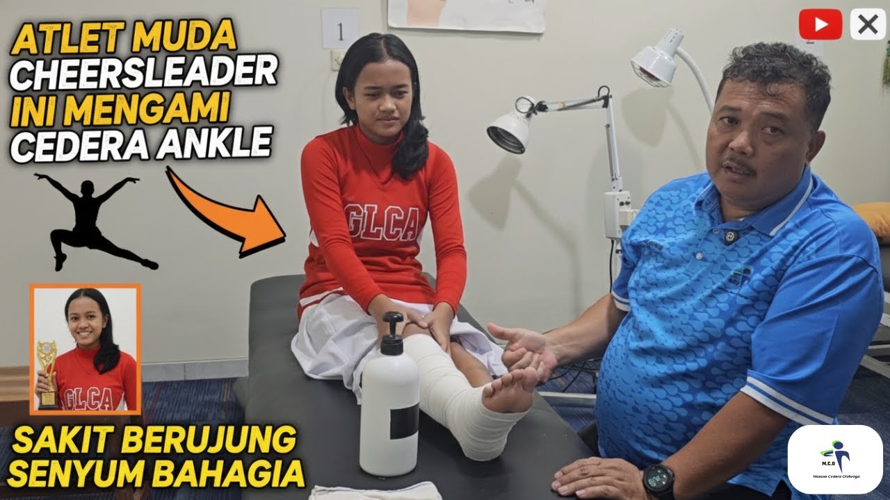 ATLET MUDA CHEERSLEADER INI MENGALAMI CEDERA ANKLE - MCO ARIF