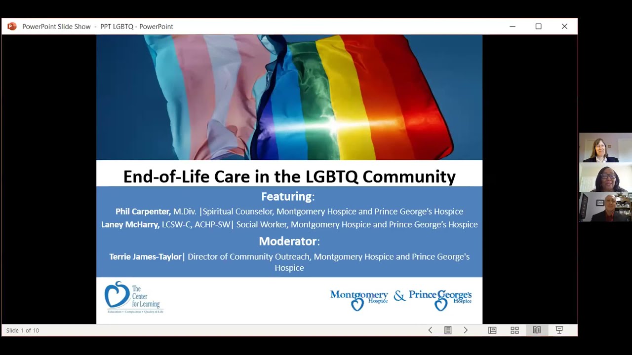 End-of-Life Care in the LGBTQ+ Community, Part 1