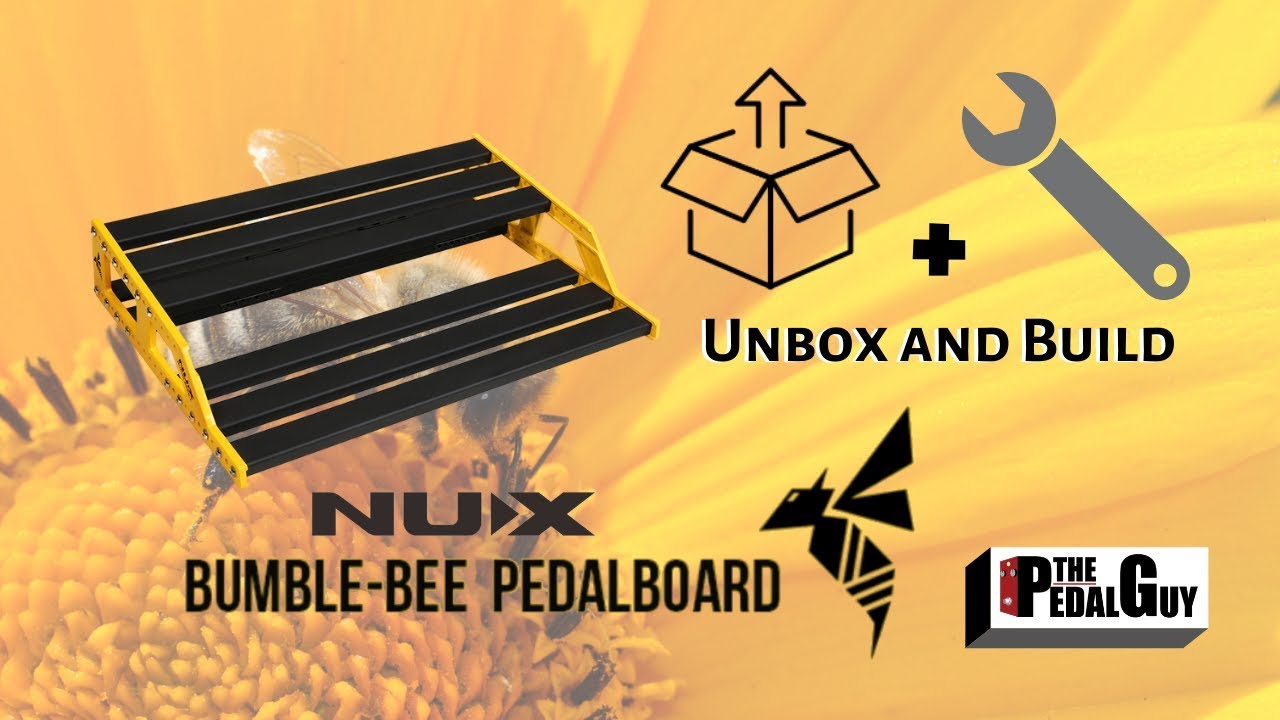 ThePedalGuy Unboxes and Builds the NuX Bumble-Bee Pedalboard