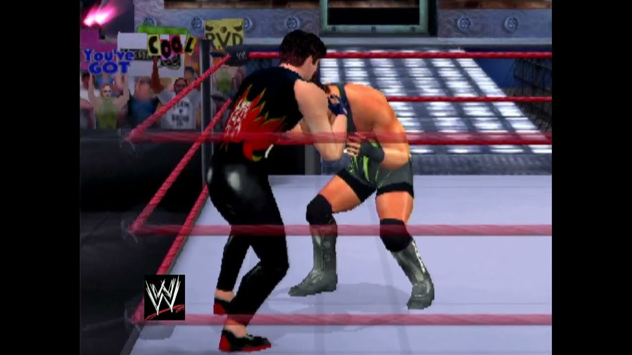 WWE Smackdown sym ps2 game RAW RVD vs BoyL  2003 part 1