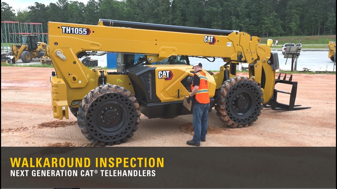 Walkaround Inspection on Next Generation Cat&reg; Telehandlers