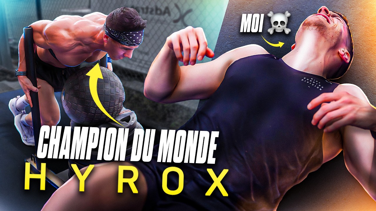Je me prépare pour mon premier HYROX avec le Champion du Monde ALAN CAO 🥵