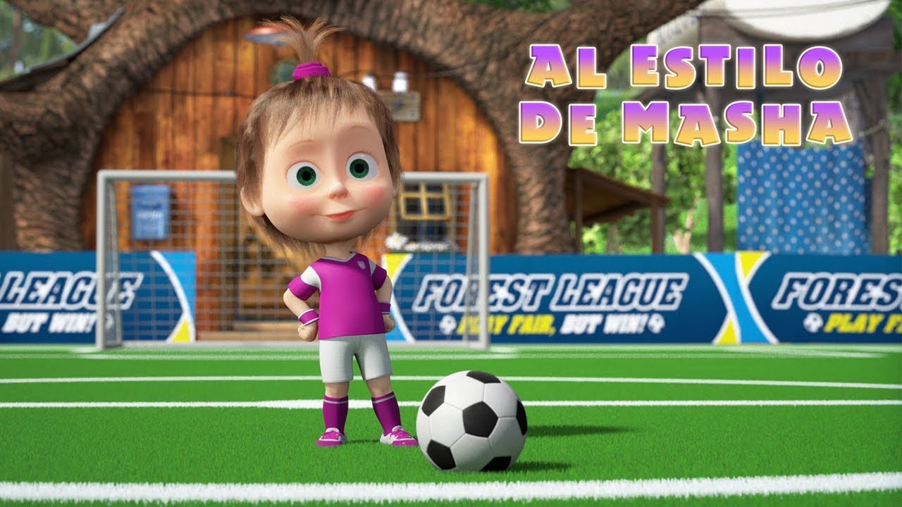 Masha y el Oso - ⚽ Doble como Masha🥇Edici&oacute;n de f&uacute;tbol