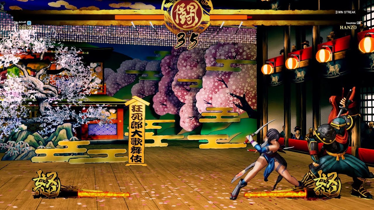 Samurai Shodown 2019 Room matches- drive0 (Shiki) VS Inazuma (Hanzo)