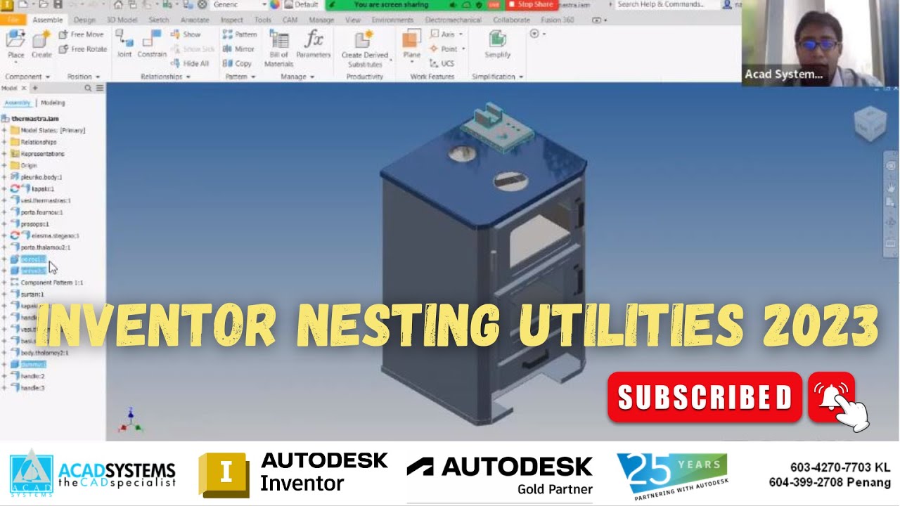 Inventor Nesting Utilities 2023