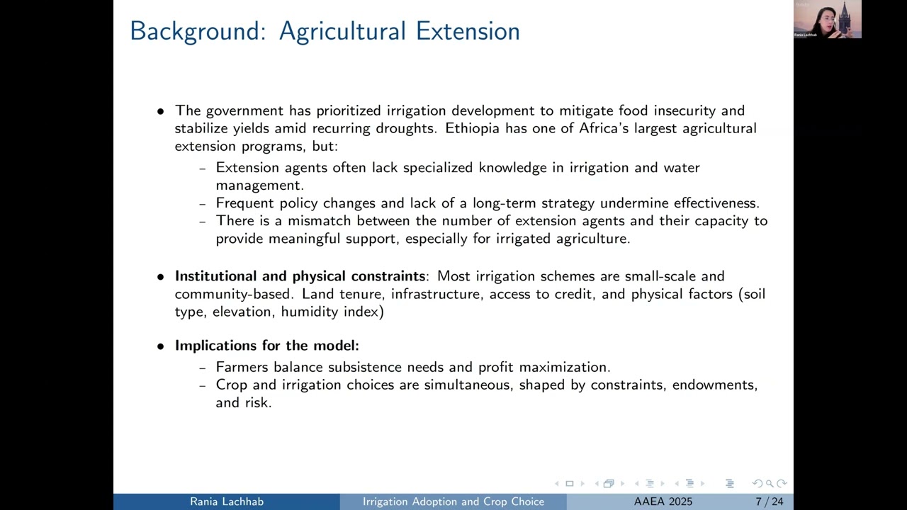 Improving Sustainable Agriculture and Ecosystem Management in Developing Countries
