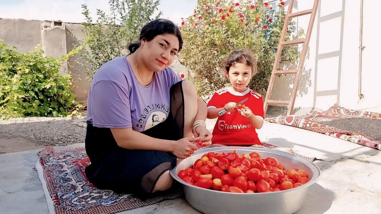 Daily Tasks and Cooking||Authentic Experience of Rural living #Villagelifeiran