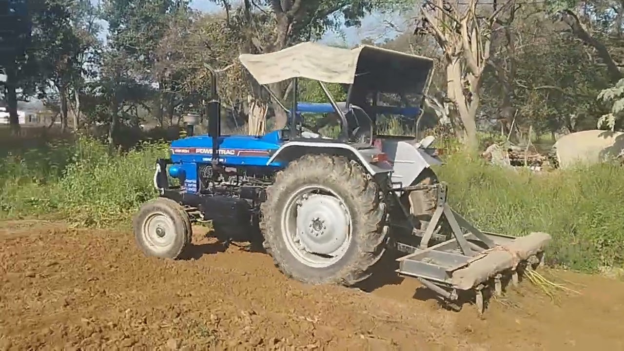 #Powertrac 439 RDX #cultivator ki jutaai #