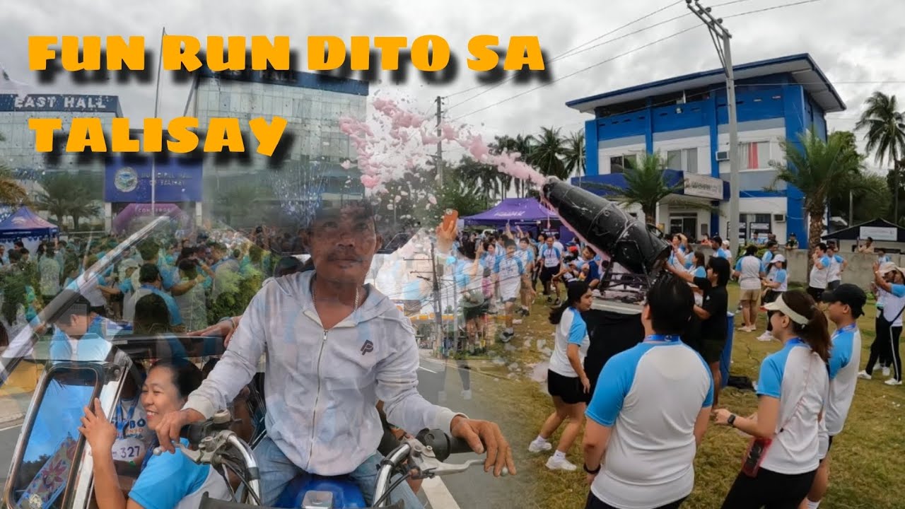 FUN RUN DITO SA TALISAY#kanoytvofficial #teamkapanalig 