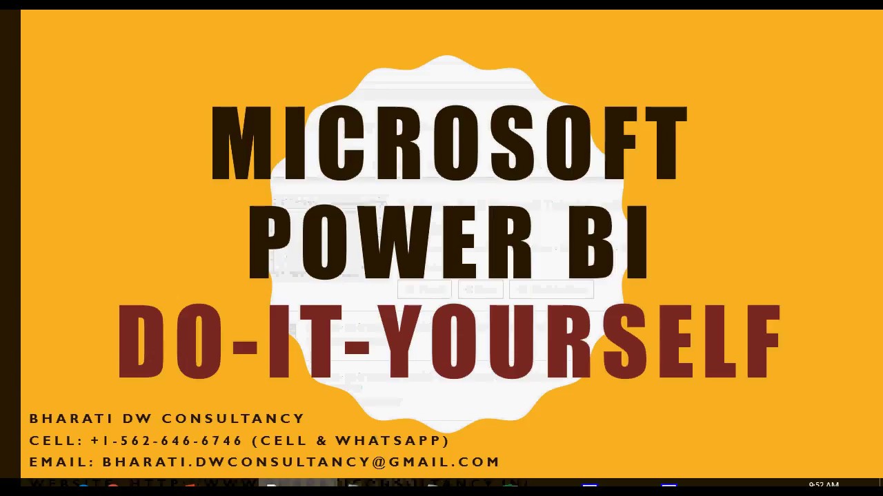 Power BI - Do it Yourself Tutorial - Getting Started - DIY-1-of-50