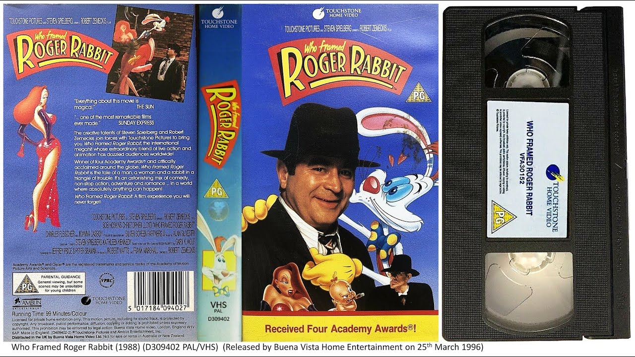 Who Framed Roger Rabbit (25th March 1996) UK VHS