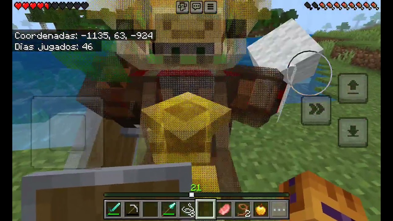 ayudando a mi tio para la granja