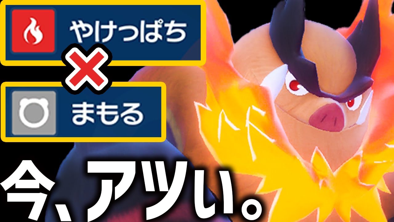 『やけっぱち』を最高に使いこなすポケモン、エンブオーじゃね？