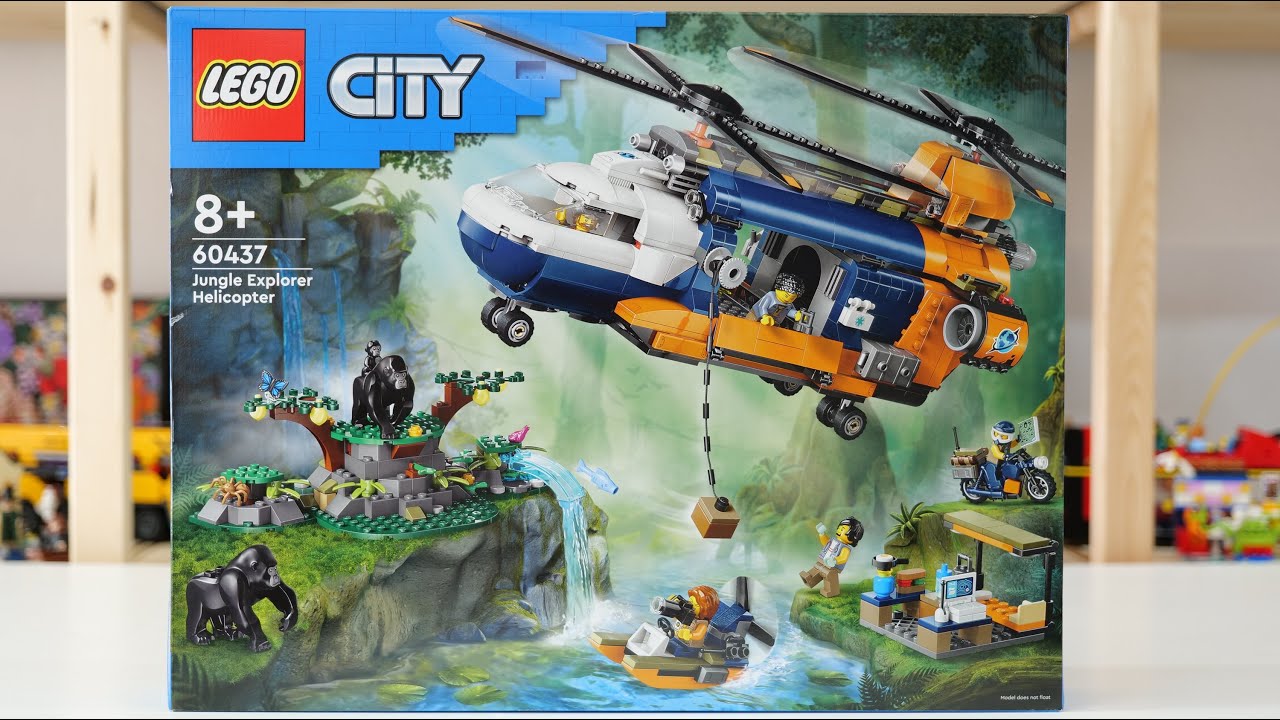 LEGO City 60437 Jungle Explorer Helicopter at Base Camp &ndash; LEGO Speed Build Review