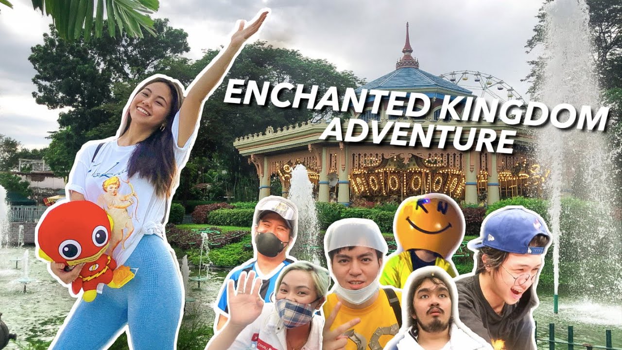 First time at ENCHANTED KINGDOM! (Smile BTS & extreme rides)