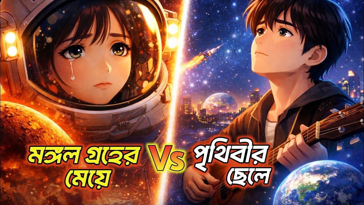 মেয়েটি পৃথিবী ছেড়ে চলে গেল 😢 | Lost in Starlight 2025 Animation Explanation