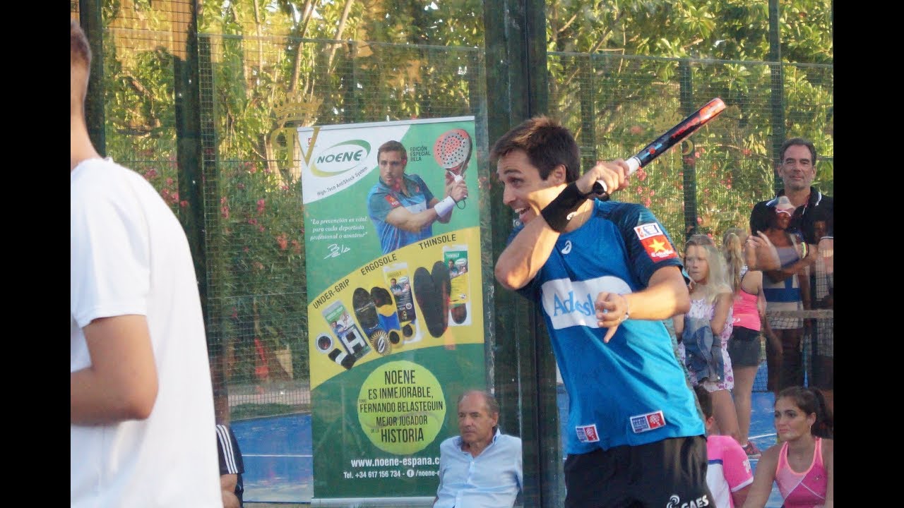 Vamos Pádel. Partido de exhibición con Fernando Belasteguín en el Club Racquet Villa PadiernaVi