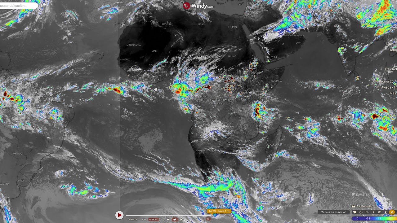 Canal de infrarrojos en Meteorología (Parte 2)