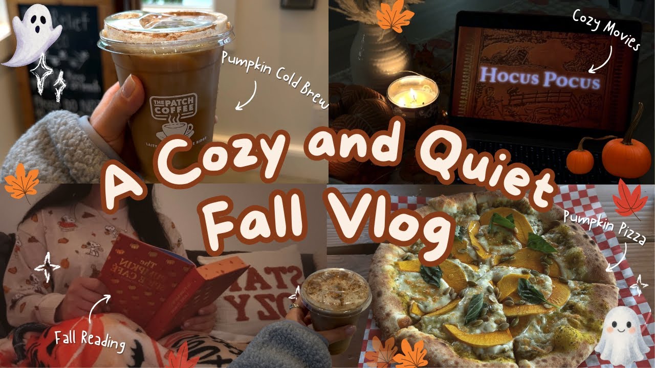 Fall Vlog 🍂🌲🧸 Baking Pumpkin Spice Cookies, Cozy Reading, Hiking, Theaters, NIGHT ROUTINE