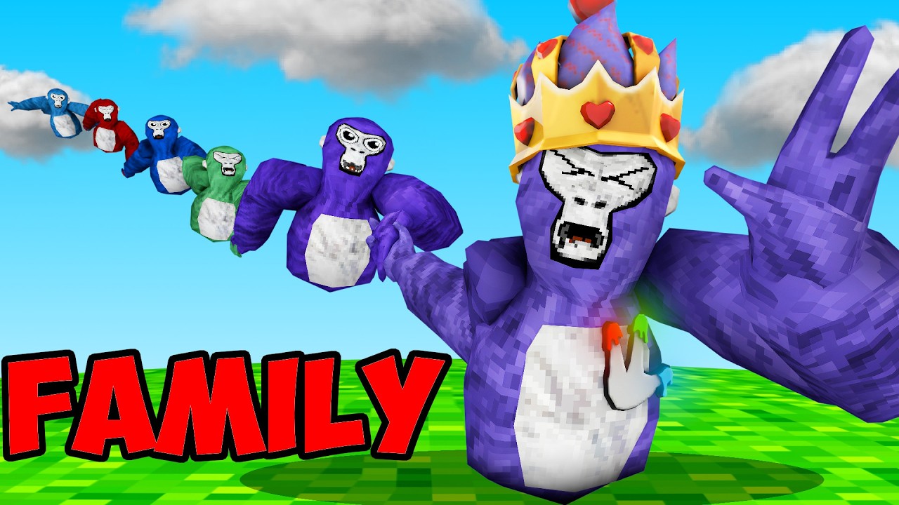 I CARRIED My Family In Gorilla Tag...Literally