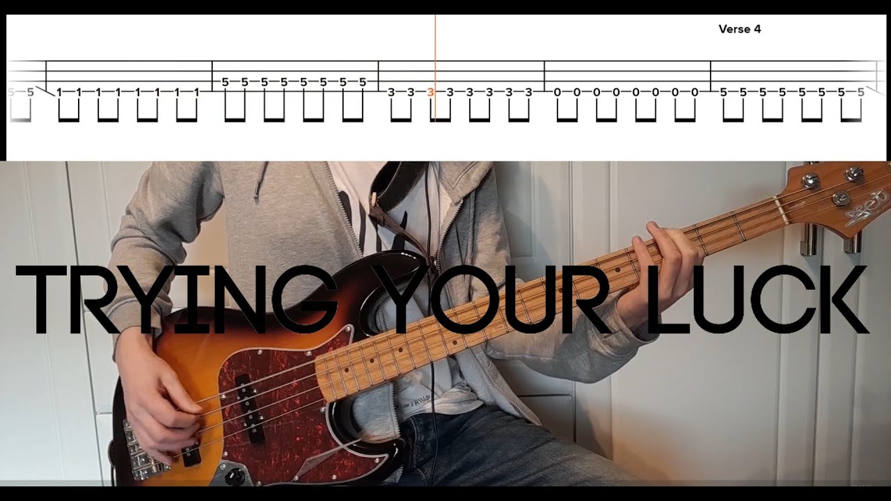 The Strokes - Trying Your Luck - Bass Cover With TABS