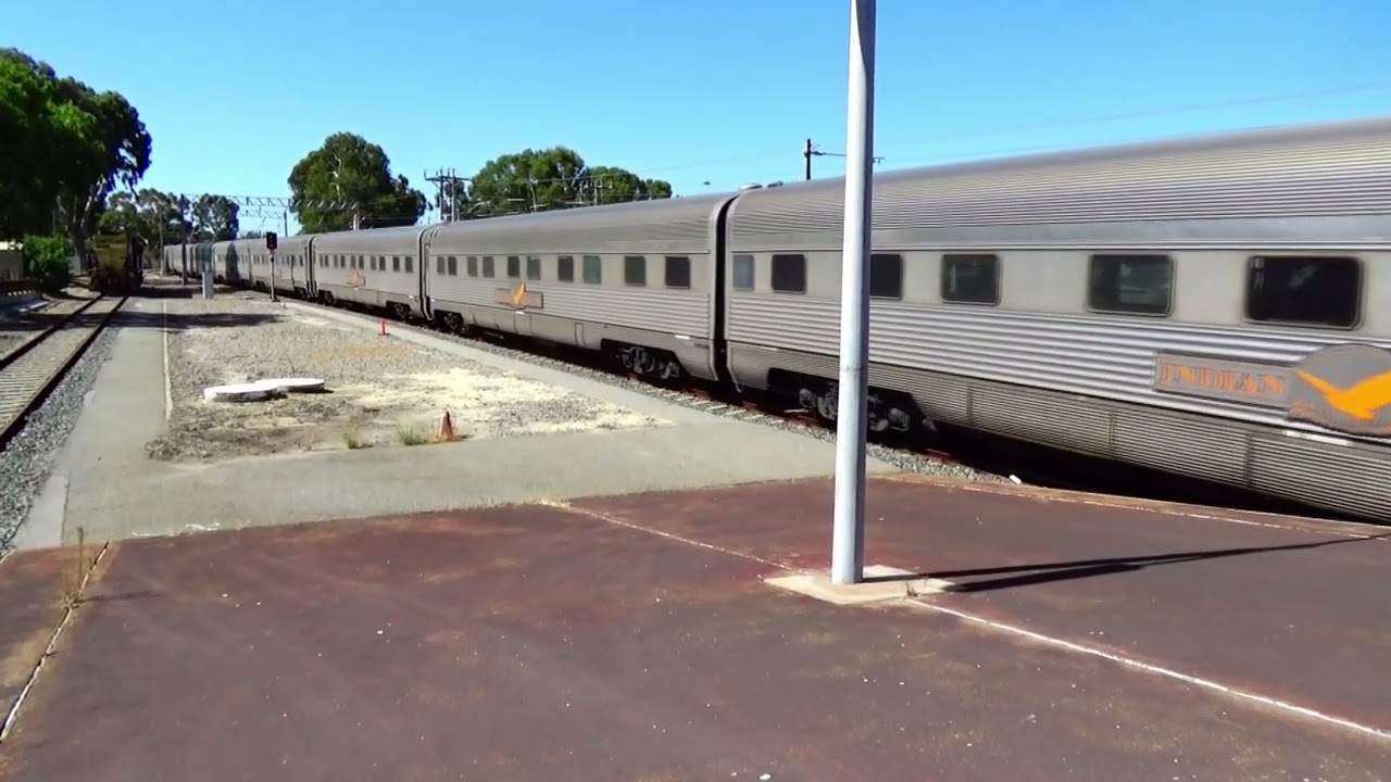 NR26 on the Indian Pacific passenger train ex SYDNEY,  arriving EAST PERTH Terminal. 11/2/2023.