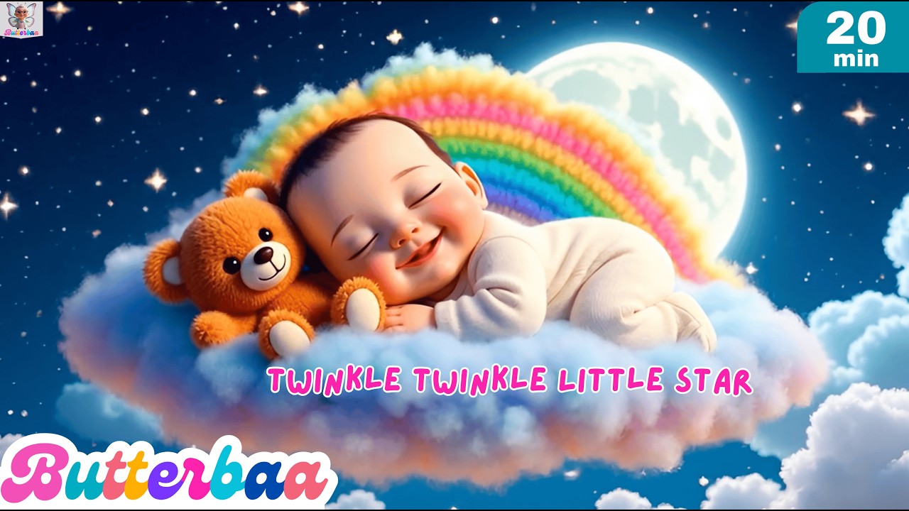 Twinkle Twinkle Little Star | Nursery Rhyme Song for Kids | Bedtime Lullaby Animation