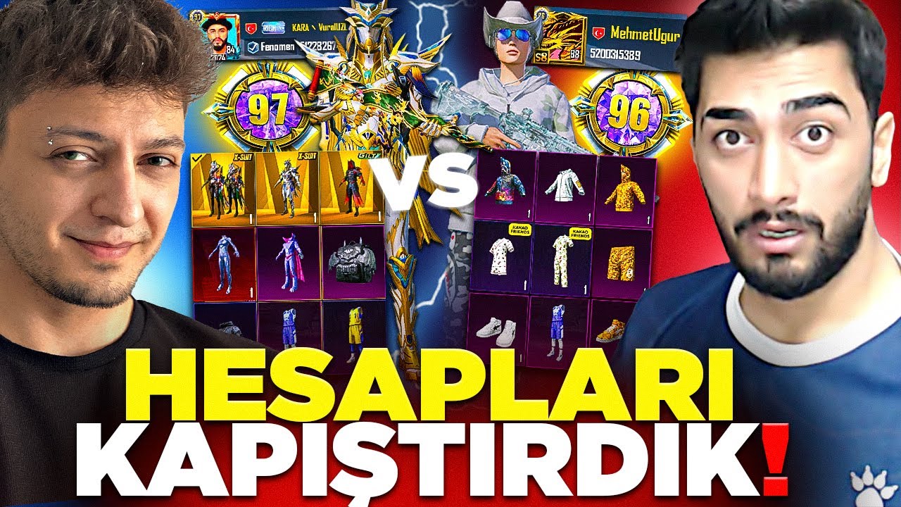 VURAL ÜZÜL'ÜN HESABINI GETİRDİ! NOCHE İLE HESAPLARIMIZI KAPIŞTIRDIK! | PUBG Mobile
