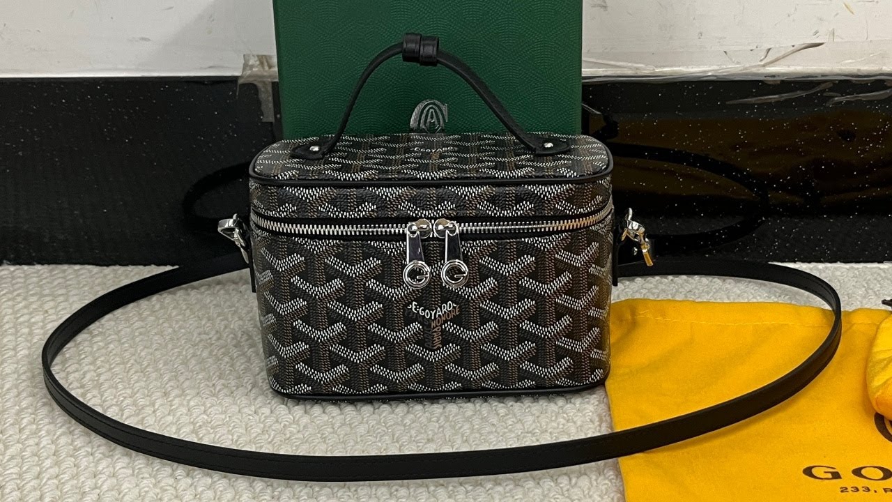 Goyard Muse Mini Vanity Bag Goyardine Canvas with palladium hardware Review from Supkicks