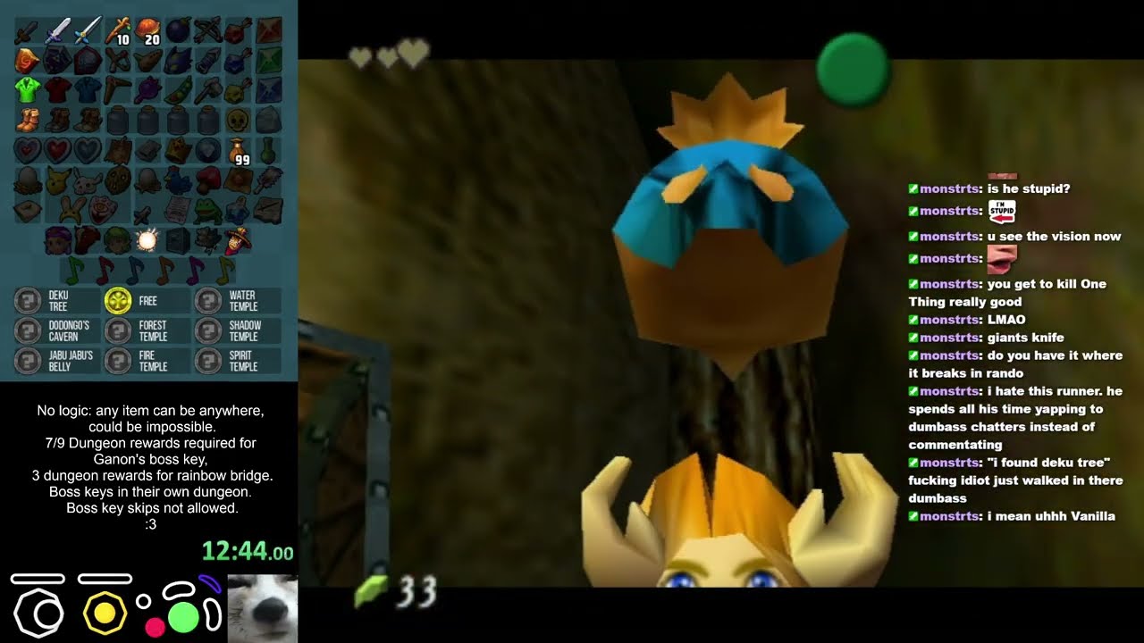 Oot No Logic Randomizer VOD 8/14/2025