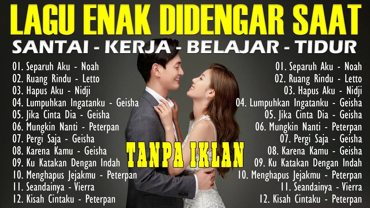 TANPA IKLAN Lagu Enak Didengar Saat Santai Dan Kerja || Bagus Untuk Menaikan Mood Kerja Terbaru 2025
