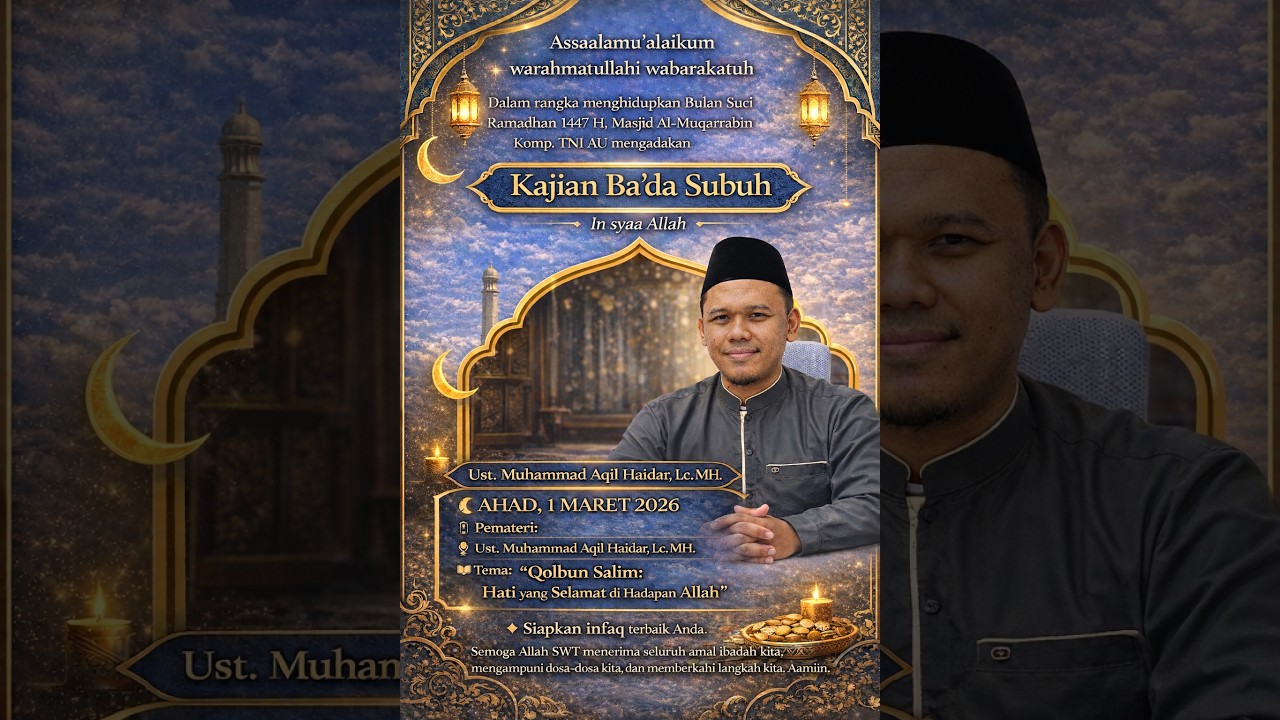 Qolbun Salim : Hati yang Selamat Di Hadapan Allah ~ Ust. M. Aqil Haidar, LC., MH