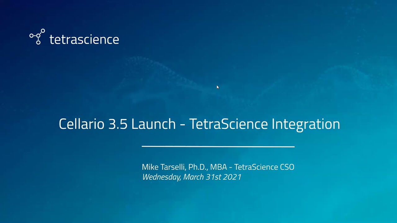 Tetrascience connectivity with Cellario 3.5