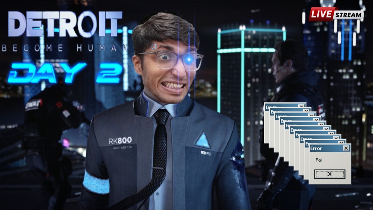 DAY 2 - DETROIT BECAME HUMAN - ACHAACHAN IS LIVE