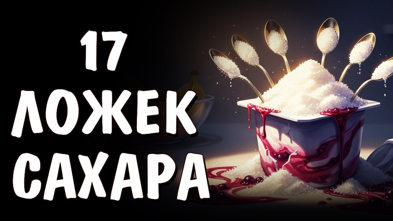 🍬Скрытый сахар — где он прячется на самом деле