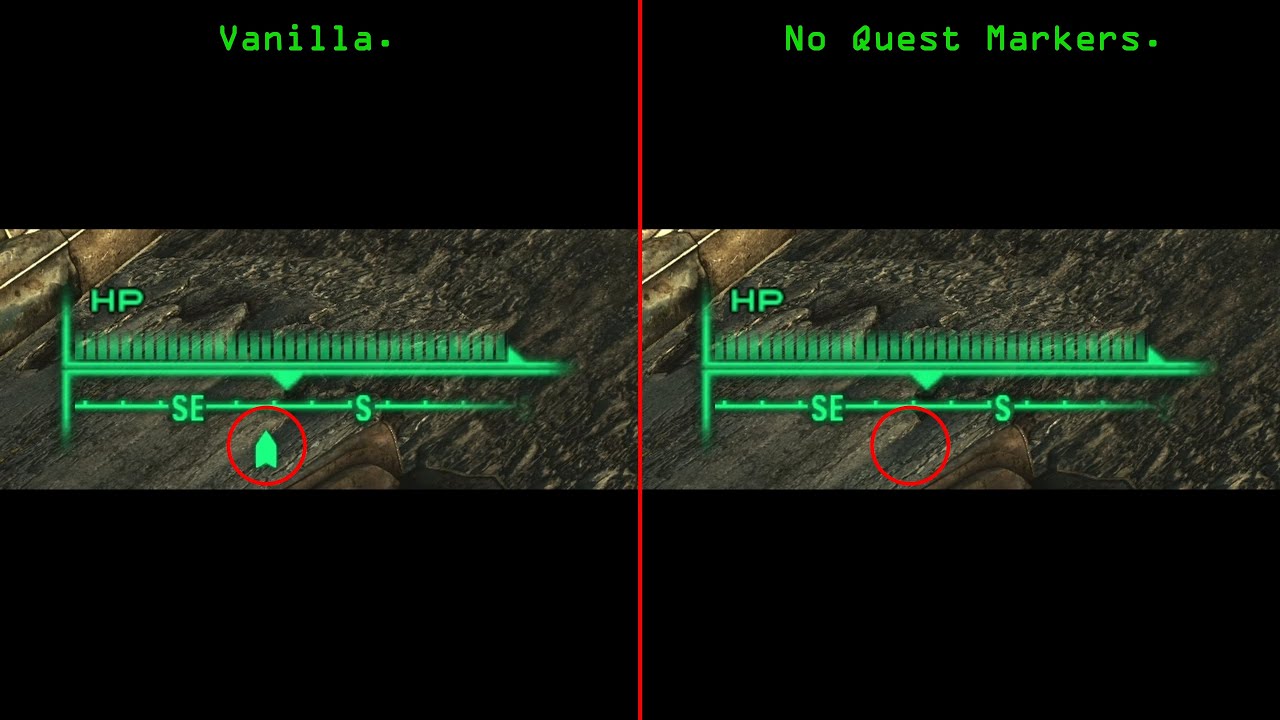 FO3 Mods - No Quest Markers by AVeryUncreativeUsername