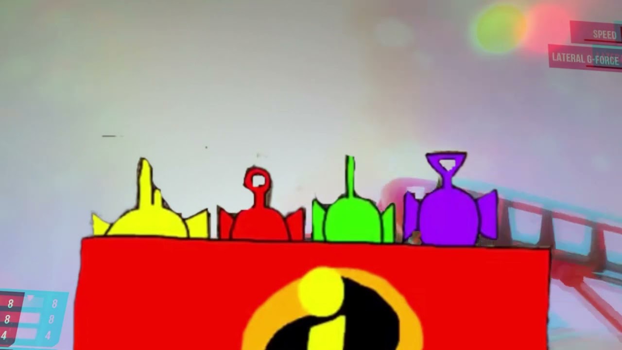 Teletubbies rides Screamride 4D ride￼￼￼