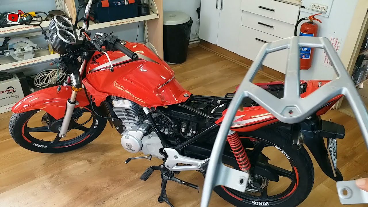Motosiklet Sele Demiri ve Yan Kapak Montajı ve Sele Kilit Ayarı Honda Cb 125 E